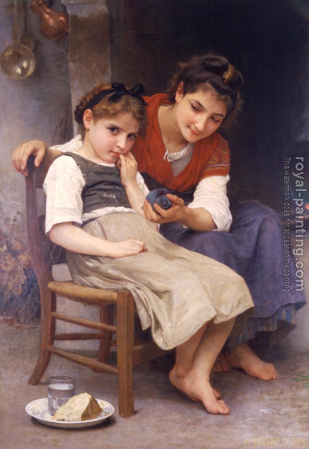 William-Adolphe Bouguereau : The little sulk